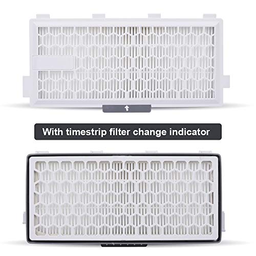 Filtre Aspirateur Air Clean Plus 50 pour Miele Complete C3 Powerline S8340 Filtre d'aspirateur, Air Clean SF-HA 50 pour Complete C2 C3 Compact C1 C2, lot de 2