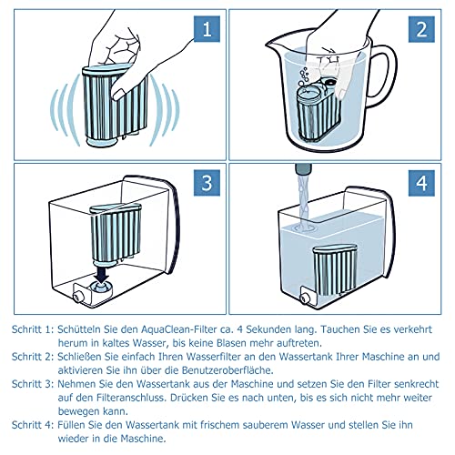 KEEPOW 4 Coffee Machine Water Filters