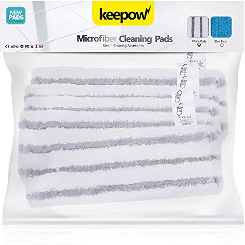 KEEPOW 2803M Set di 5 panni in microfibra per pulizia a vapore Karcher EasyFix SC2, SC3, SC4, SC5, con ugelli per pavimenti in microfibra, versione aggiornata