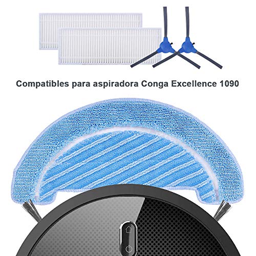 KEEPOW 21 Zubehör Kit Ersatzsitz für Conga 1090 Roboter-Staubsauger