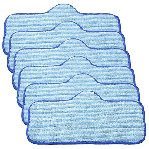 KEEPOW 6 Pack Compatible with Dupray Neat Steam Cleaner Microfiber Pads