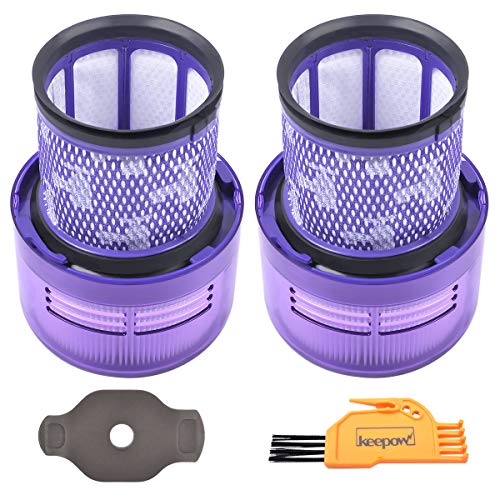 KEEPOW V11 Filter für Dyson, Filter für Dyson V11 V15, 2 Stück Ersatz Filter für SV14 SV17 SV22 Absolute Animal Detect Extra Pro Torque Drive Staubsauger, 970013-02