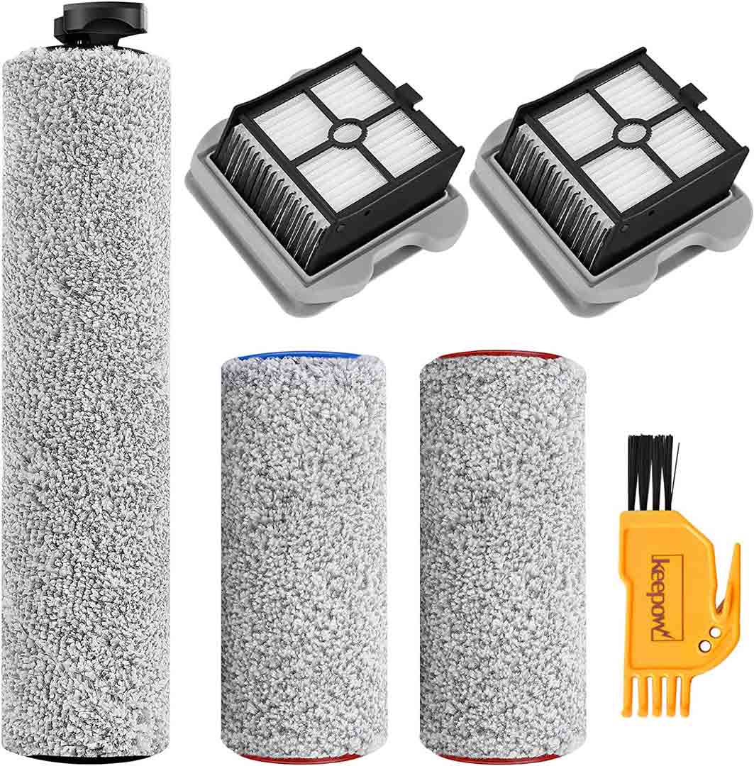 KEEPOW 6705V 6 Pcs Replacement Brushes & Vacuum Filters