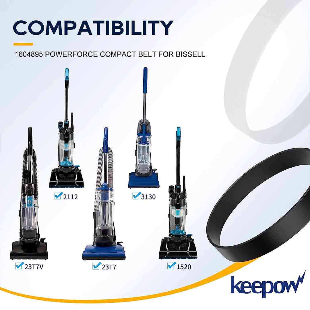 KEEPOW Vacuum Belt for Bissell Powerforce Compact